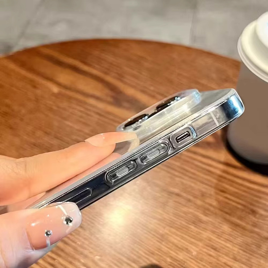 Camlet Laser Handyhülle transparent für Samsung Galaxy S25 Ultra S26 S24 S23 FE S22 Plus A57 A56 A17 A54 A53 A52 A36 A35 A34 A07 A15 A14 A13 Cover - Bild 2