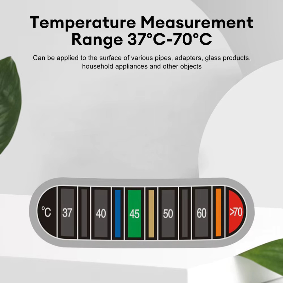 Aideepen Tragbares Verfärbungsthermometer für Wasser und Kaffee in Multicolour, Temperaturtester von 0 bis -70 Grad Celsius, Wasserdichter Aufkleber für Home und Küche - Bild 2