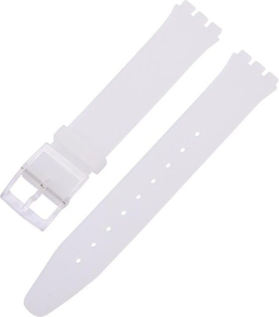 Agood Uhrenarmband Silikon, 16 mm, Rot, Marineblau, Schwarz, Weiß elfenbein, Herren - Bild 1