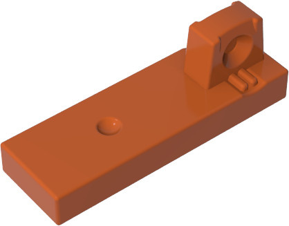 Gobricks 44300 Ziegelsteine, Scharnier, Fliesen, 10-teiliges Set, Orange - Bild 1