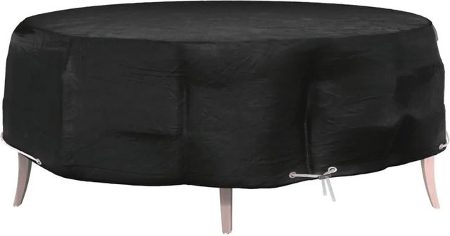 vidaXL Abdeckung für Lounge-Insel rund, Durchmesser: 188 cm, Höhe: 50 cm, mit 8 Ösen - Bild 1