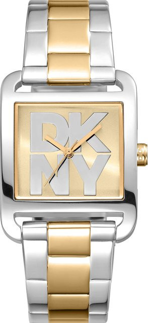 DKNY Damenuhr, Quarz, Edelstahl, Two Tone, 37 mm, 3 ATM - Bild 1