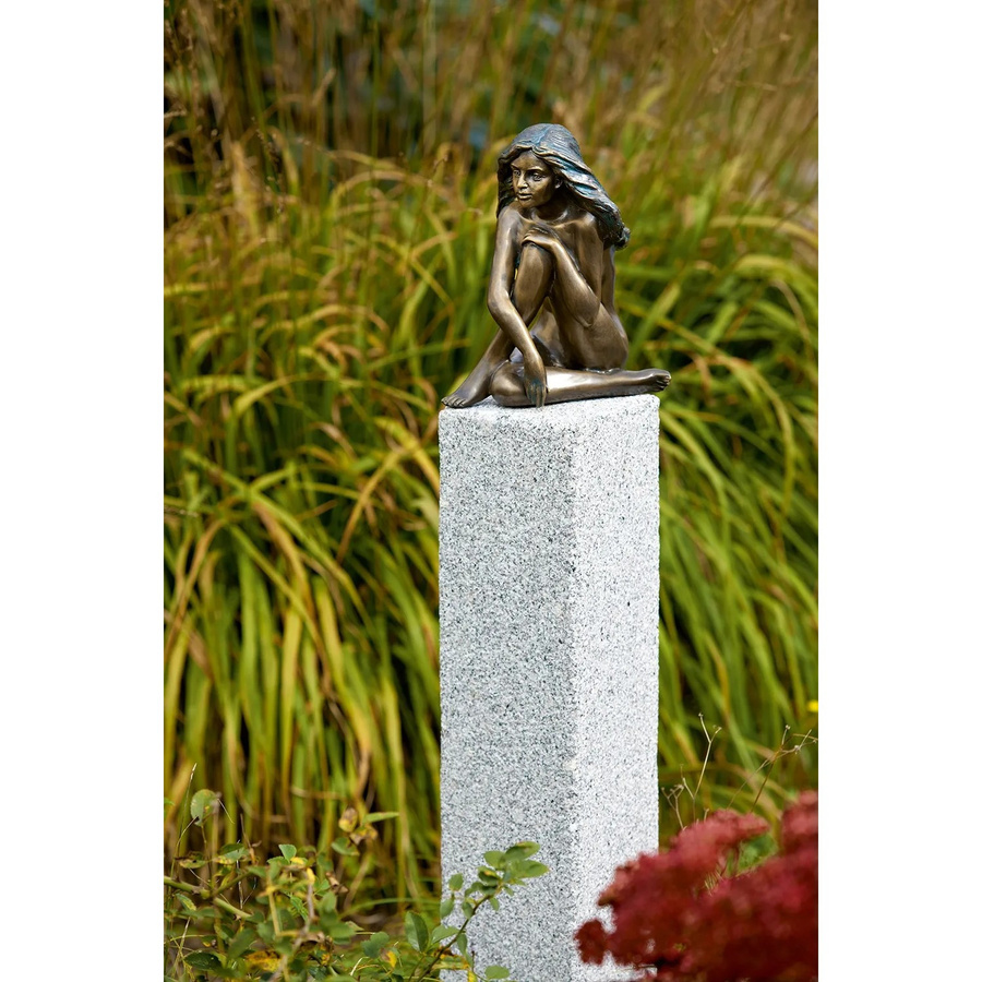 Rottenecker Bronze-Skulptur Demi in Braun für den Tisch - Bild 2