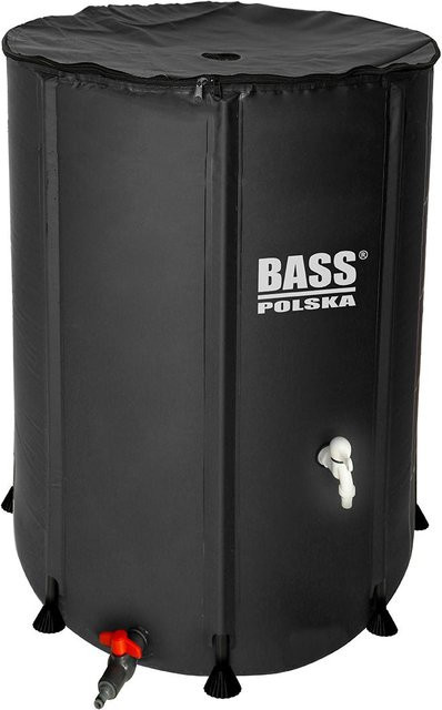 Regentonne Bass Polska Schwarz mit Filter, 1000 l - Bild 1