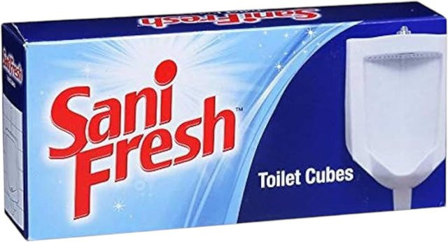 Sanifresh Advanced Toilettenreinigungs-Würfel 50X Kraft mit lang anhaltender Frische, Grau, 300g - Bild 1
