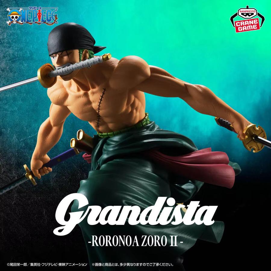 Bandai One Piece Grandista Roronoa Zoro, Anime-Figur, Einzelfigur - Bild 2
