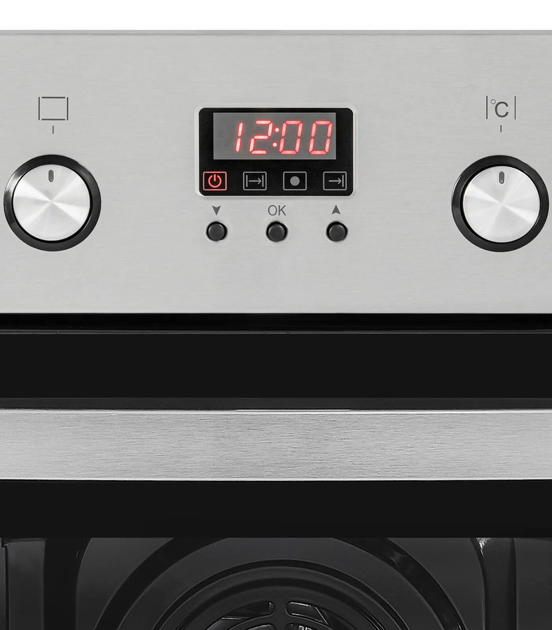 Exquisit Einbaubackofen EBE 65-1H in Silbergrau mit 58 l Volumen - Bild 5