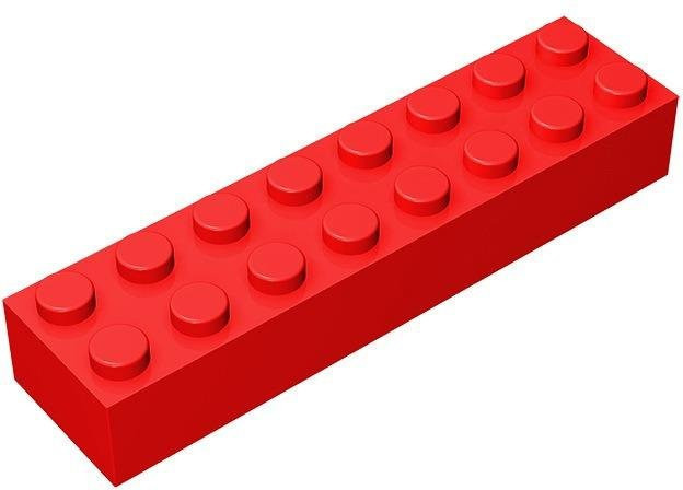 Bai Fen Bai Bausteine 10-teiliges Set 2x8 Steine 3007 MOC Technische Steine DIY Teile - Bild 1