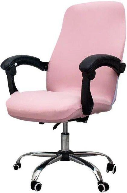 Universeller Stretch-Bezug für Bürostühle in Pink, schmutzabweisend und waschbar - Bild 1