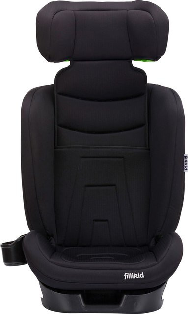 Fillikid Kindersitz Elli Pro in Schwarz mit Isofix-Basis und Getränkehalter für Körpergröße 100 bis 150 cm (i-Size) - Bild 1