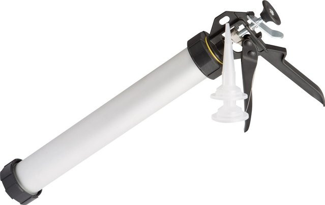 LUX-TOOLS Aluminium-Auspresspistole in Weiß mit 600 ml Fassungsvermögen - Bild 1