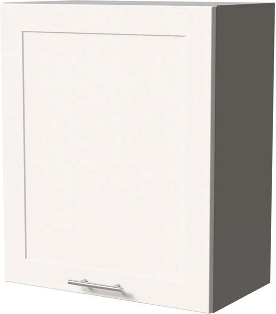 Feldmann-Wohnen Hängeschrank Oslo Küchenschrank Grau Weiß Matt B/T/H: 60 x 32,5 x 72 cm - Bild 1