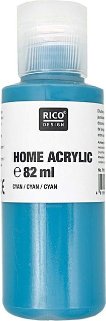Rico Design Home Acryl-Objekt in Cyan/Blau - Bild 1