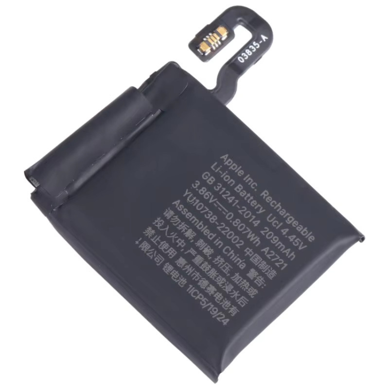 FANHANG Akku für Apple Watch SE 40mm A2721 GPS-Version, 209mAh Lithium-Batterie, Schwarz - Bild 2