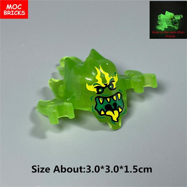 Yiran toy Totenkopf Helm Halloween Geist Monster Konstruktionsbausteine 5-teiliges Set - Bild 1