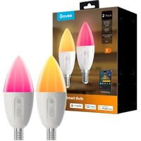 Govee Smart LED Leuchtmittel E14 Glühlampenform, dimmbar, RGB Multicolour & Weiß, 900 Lumen, 2er Set - Bild 2