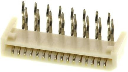 Molex FFC/FPC-Anschluss 16-polig mit 1,00 mm Rastermaß in Weiß - Bild 1