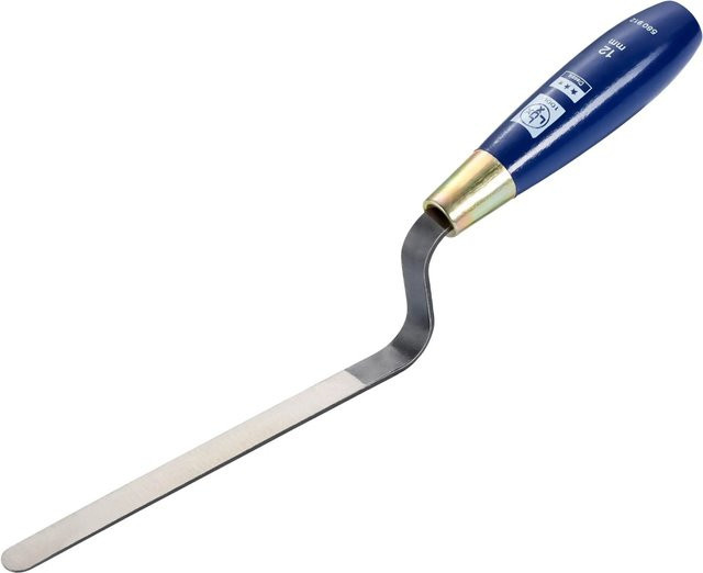 LUX-TOOLS Fugenkelle aus Stahl in Blau mit 12 mm Fugenbreite - Bild 1