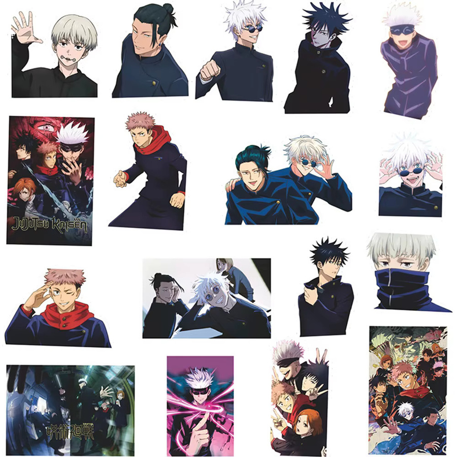 Bandai Jujutsu Kaisen Aufkleber, Bunt / Mehrfarbig, Set / Bundle - Bild 3