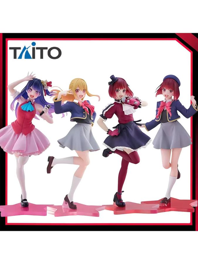 TAiTO Coreful Oshi No Ko Anime Action Figure Hoshino Ai B Komachi Arima Kana Hoshino Ruby Uniform aus PVC - Bild 3