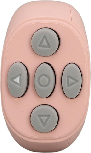 Igeteck Smart Ring Controller Bluetooth 5.3 Drahtlose Fernbedienung Page Turner für TikTok und E-Books in Rosa - Bild 1