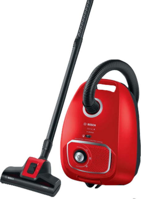 Bosch ProAnimal BGB41PET1 Beutelsauger mit HEPA-Filter und Turbo-Bürste in Rot - Bild 1