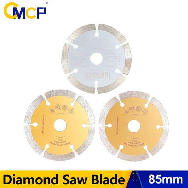 CMCP Diamant Sägeblatt Dry Trennscheibe für Beton Keramik Ziegel Marmor und Stein Durchmesser: 85 mm - Bild 1