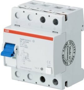 ABB FI-Schutzschalter RCD Typ B+, 2P, 25A, 30mA, Farbe: Weiß, F202B+25/0,03 - Bild 1
