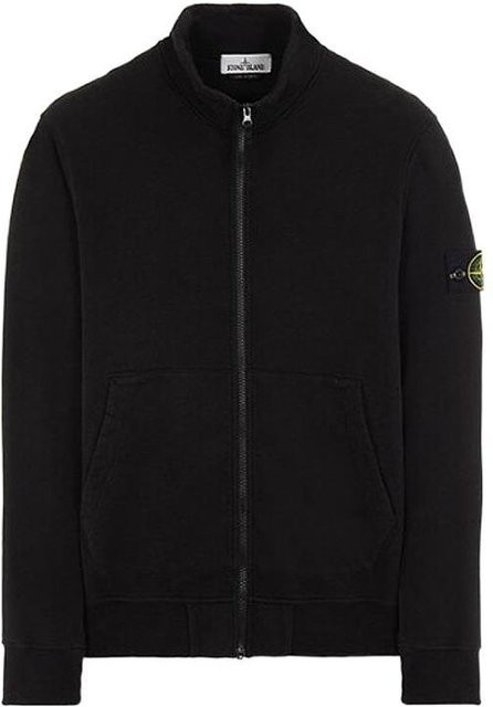 Stone Island Langarm Sweatshirt, Herren, Schwarz - Bild 1