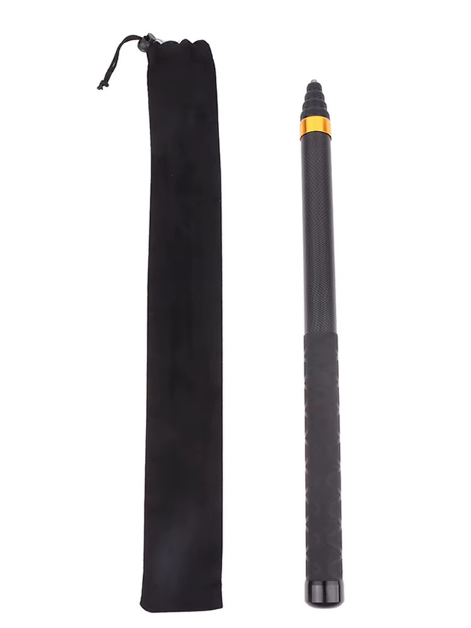 Insta360 Unsichtbarer Selfie Stick aus Carbon Fiber für Action Kameras, Schwarz, Erweiterbar und Einstellbar - Bild 3