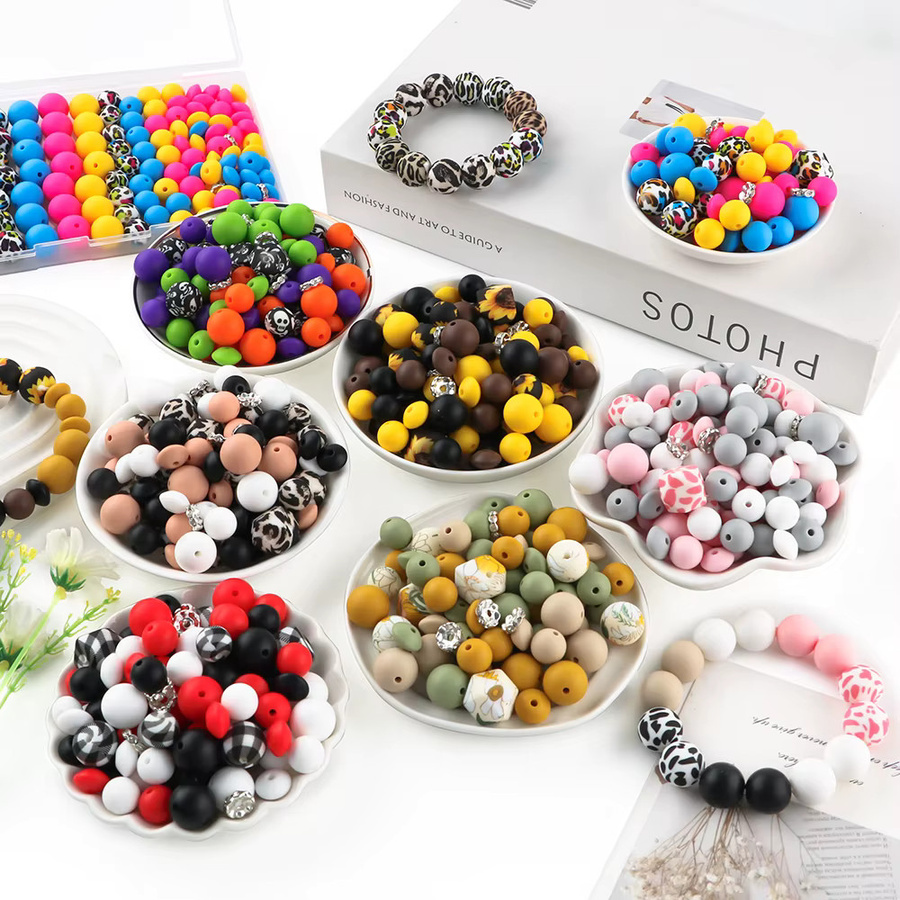 sunrony Schmuck Zubehör Set, Perle, Kristall, Bunt - Bild 2
