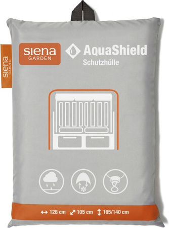 Siena Garden AquaShield Strandkorbhülle in Hellgrau B/T/H: 128 x 105 x 128 cm