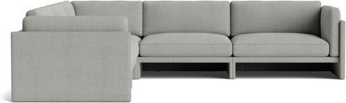 Normann Copenhagen Softy Modulares 6 Sitzer Ecksofa in Braun mit Stoffbezug - Bild 1