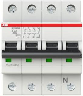 ABB S203-B32NA Leitungsschutzschalter 32A 400V 2CDS253103R0325 - Bild 1
