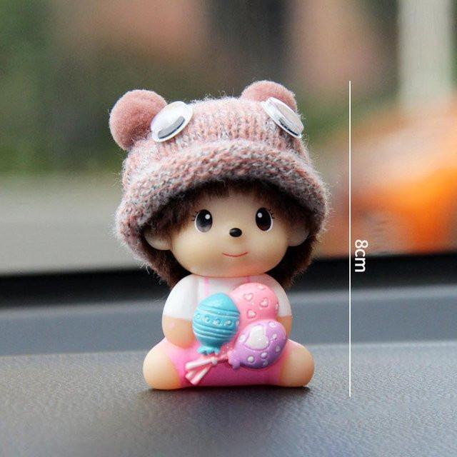Monchhichi Plüsch Schlüsselanhänger Cartoon 3D - Bild 1