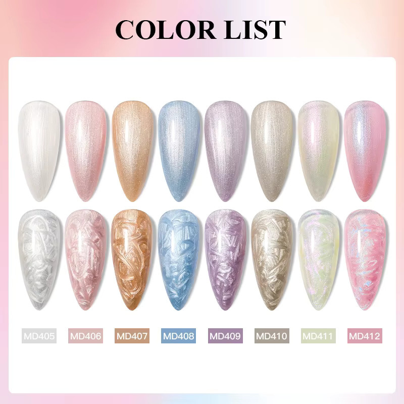 MSRUIOO Thread Shell Gel-Nagellack, 8 ml, Glänzend - Bild 3
