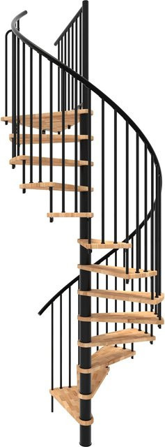 Minka Spindeltreppe Spiral Smart in Schwarz für eine Geschosshöhe bis 305 cm - Bild 1