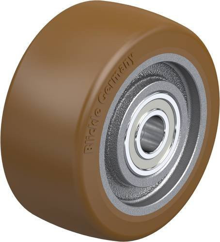 Blickle Schwerlast-Rad 128/20K in Silber und Braun mit 125mm Durchmesser und 850kg Tragfähigkeit - Bild 1