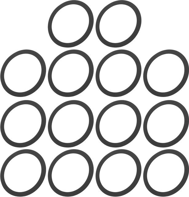 14 Stück Lautsprecher Dichtringe aus hochdichtem EVA-Schaumstoff zur Geräuschreduzierung und Antivibration von DIYelecs in Grau - Bild 1