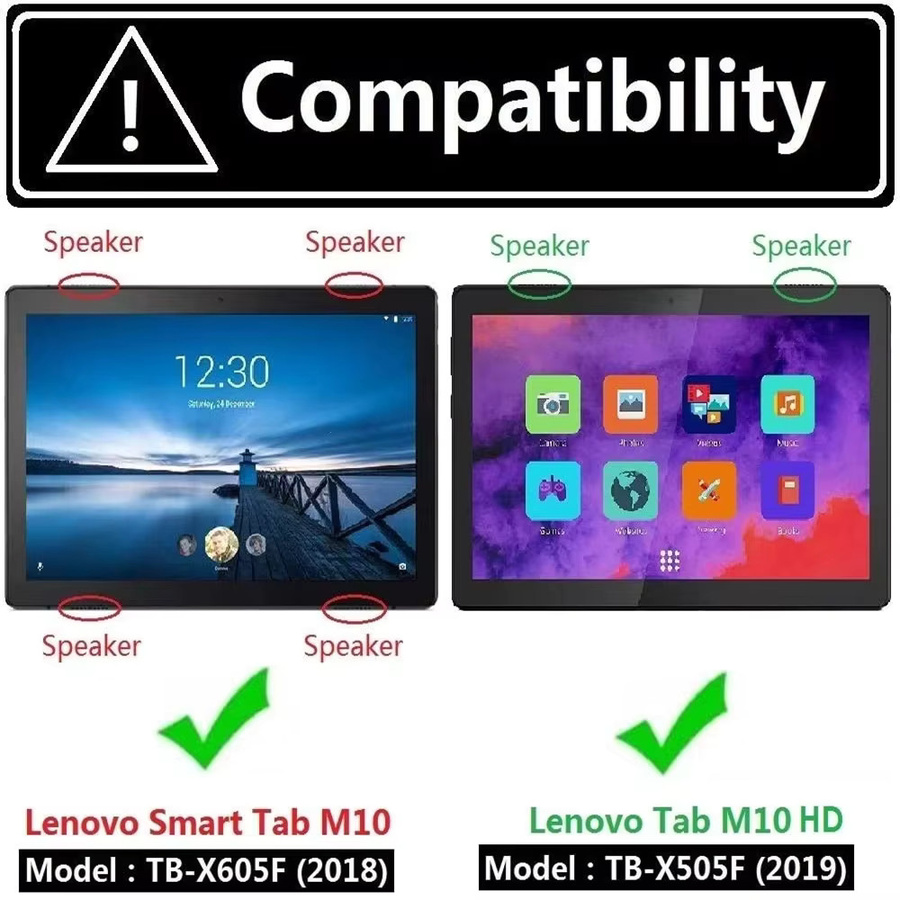 Lenovo Tab M10 TB-X605F X505F Displayschutzfolie aus 9H gehärtetem Glas, transparent, 1 Stück - Bild 3