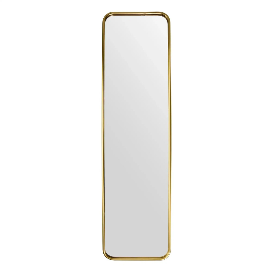 House Doctor Wandspiegel in Gold mit abgerundeten Ecken, B/H: 35 x 129 cm - Bild 1