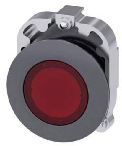 Siemens Drucktaster 3SU1061-0JD20-0AA0 in Rot, bündig montiert, IP66 IP67 IP69/IP69K, Durchmesser: 38 mm, Höhe: 38 mm - Bild 1