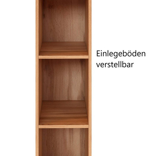 HELD MÖBEL Regal Bologna in Eiche Optik, B/H/T: 30 x 200 x 60 cm, Mehrfarbig - Bild 2