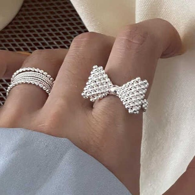 BFCLUB Ring, 925 Silber, Vintage, Unisex - Bild 1