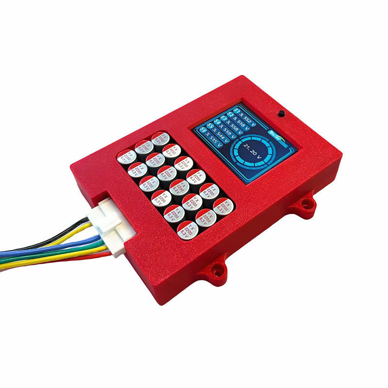 Heltec Automation Active Balancer mit Spannungsanzeige für 4S 6S 8S LiFePO4 Lipo und LTO Batterien in Rot - Bild 3