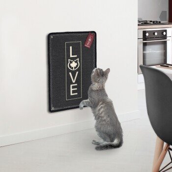 Canadian Cat Company Kratzteppich mit Wandbefestigung, anthrazit, B/T: 60 x 40 cm - Bild 1