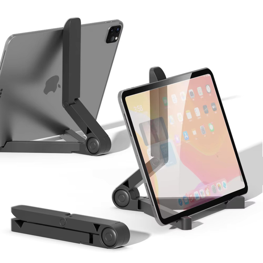 VUUV Desktop-Ständer für Tablets von 4,7 bis 12,9 Zoll, verstellbare Klapphalterung für iPad, Xiaomi und Samsung, in Schwarz oder Weiß - Bild 4