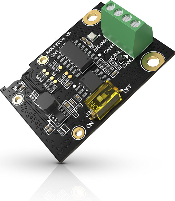 Microchip CAN-Bus-Schnittstelle MCP2518FD RAK13006 Schwarz - Bild 1