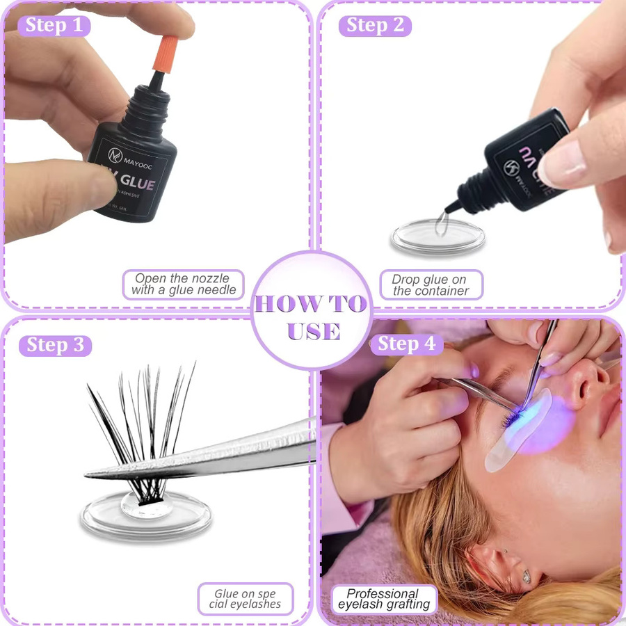 MAYOOC UV-Wimpernkleber, Unisex - Bild 3