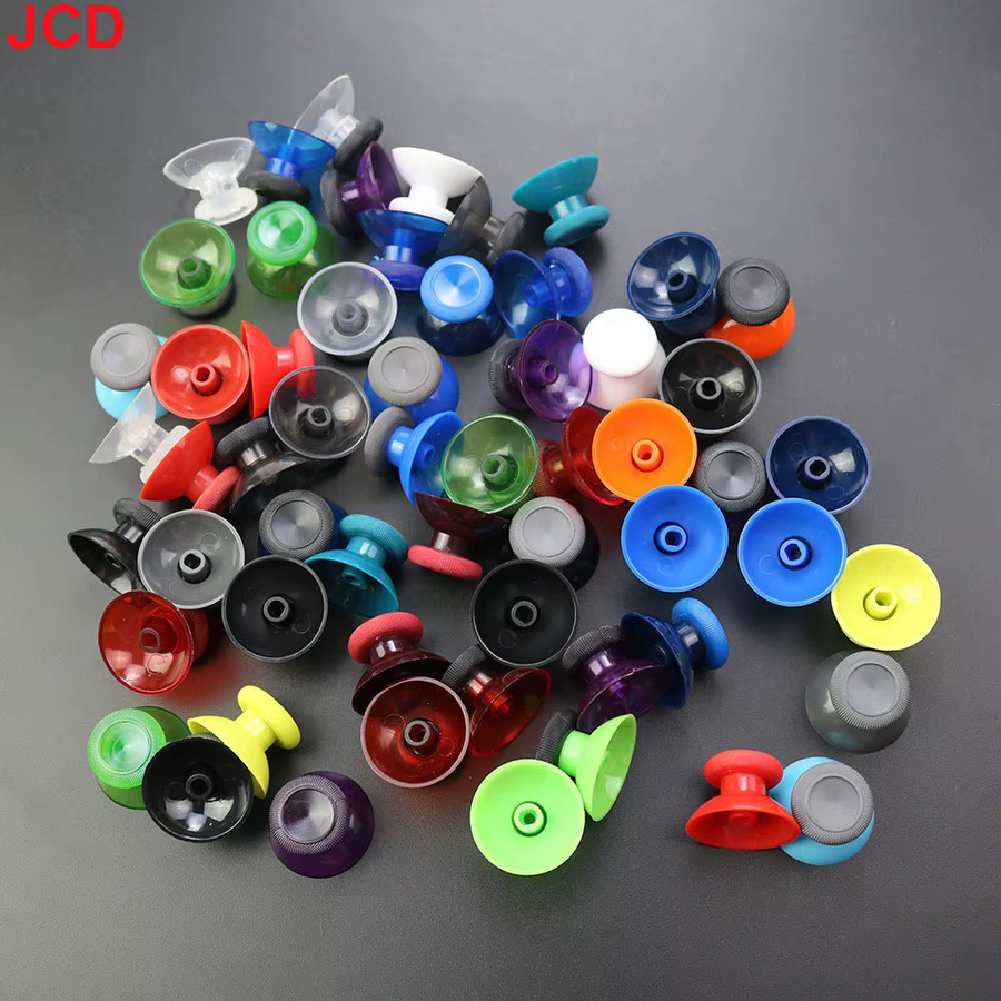 JCD Controller Zubehör Set für Xbox Serie X S mit LB RB Tastenstreifen, 3D Analog Joystick Kappen und D-Pad Tasten in Blau und Multicolour - Bild 2